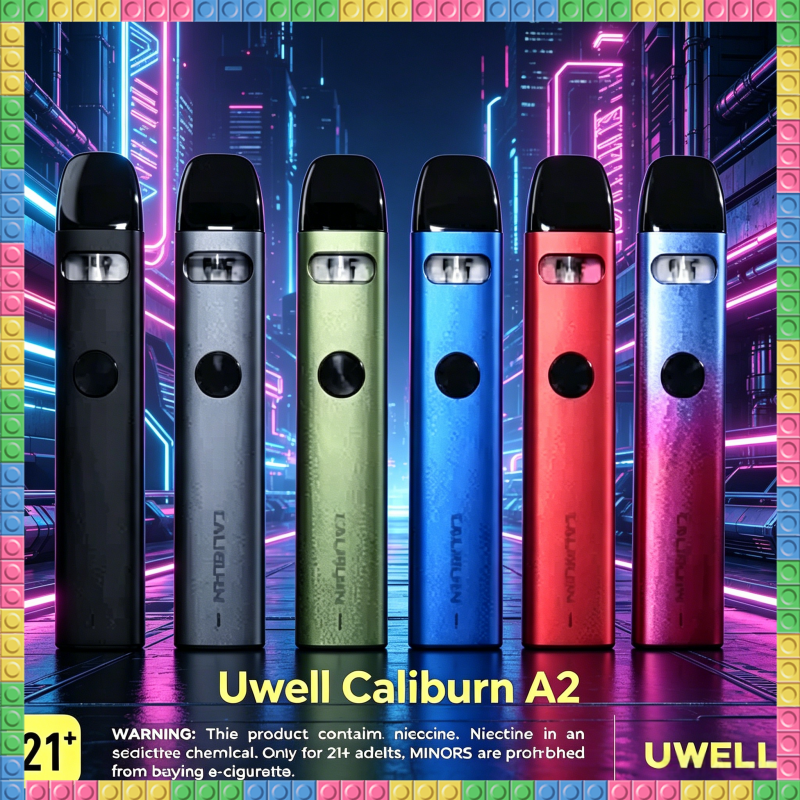 Uwell Caliburn A2 咖哩棒A2 電子煙主機 六款時尚色系輕巧款